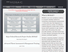 Tablet Screenshot of mosaicmethod.com